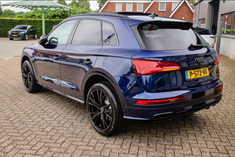 Audi Q5 2.0 TFSI Quattro Pro Line S S-Line 252pk Automaat 1e|DLR|Panoramadak|Virtual Cockpit|Valcona Leder|LED Matrix|Black|21inch