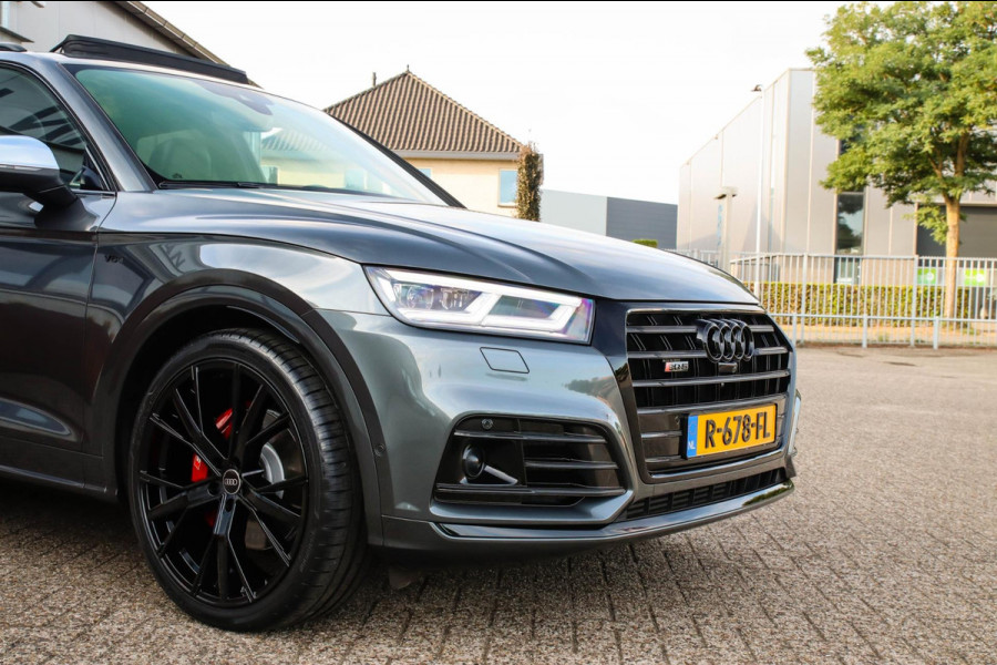 Audi Q5 3.0TFSI SQ5 Quattro S-Line 354pk Automaat! 1e Eig|DLR|Luchtvering|Kuipstoelen|Panoramadak|Virtual Cockpit|Black|Carbon|22