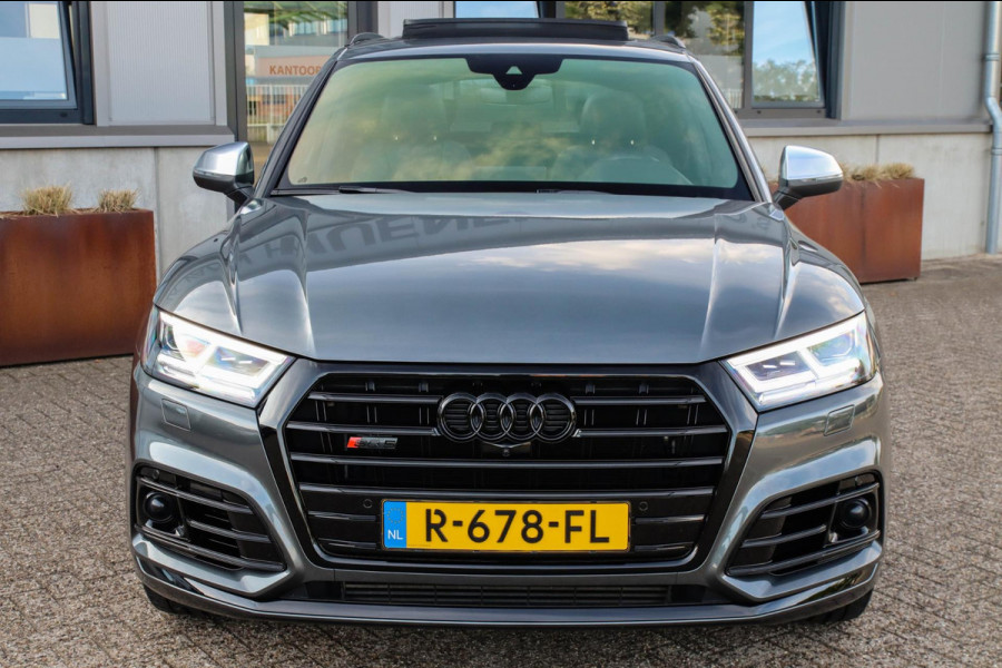 Audi Q5 3.0TFSI SQ5 Quattro S-Line 354pk Automaat! 1e Eig|DLR|Luchtvering|Kuipstoelen|Panoramadak|Virtual Cockpit|Black|Carbon|22