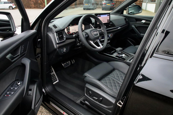 Audi Q5 45 2.0 TFSI Quattro Pro Line S S-Line 265pk Automaat! Panoramadak|Virtual Cockpit|Kuipstoelen|360 Camera|B&O|Black|22inch