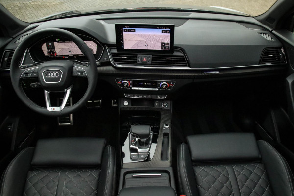 Audi Q5 45 2.0 TFSI Quattro Pro Line S S-Line 265pk Automaat! Panoramadak|Virtual Cockpit|Kuipstoelen|360 Camera|B&O|Black|22inch