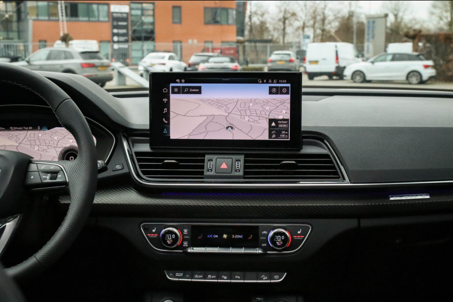 Audi Q5 45 2.0 TFSI Quattro Pro Line S S-Line 265pk Automaat! Panoramadak|Virtual Cockpit|Kuipstoelen|360 Camera|B&O|Black|22inch