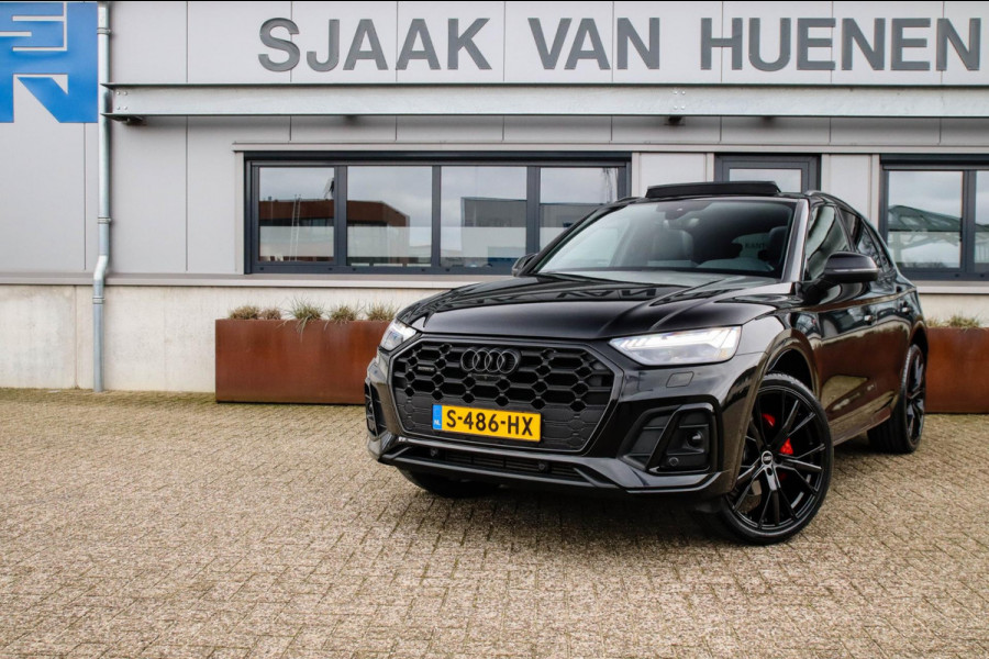 Audi Q5 45 2.0 TFSI Quattro Pro Line S S-Line 265pk Automaat! Panoramadak|Virtual Cockpit|Kuipstoelen|360 Camera|B&O|Black|22inch