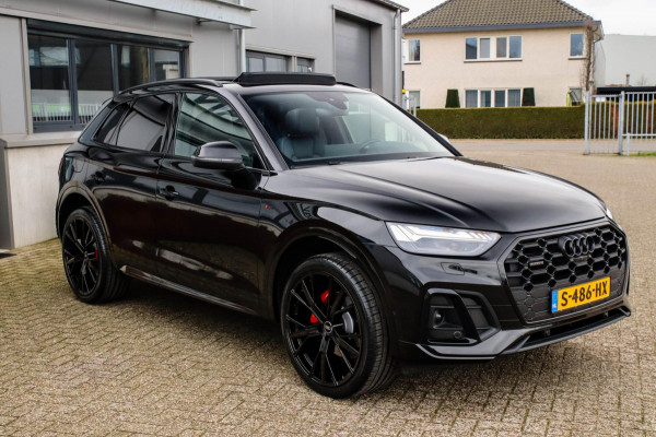 Audi Q5 45 2.0 TFSI Quattro Pro Line S S-Line 265pk Automaat! Panoramadak|Virtual Cockpit|Kuipstoelen|360 Camera|B&O|Black|22inch