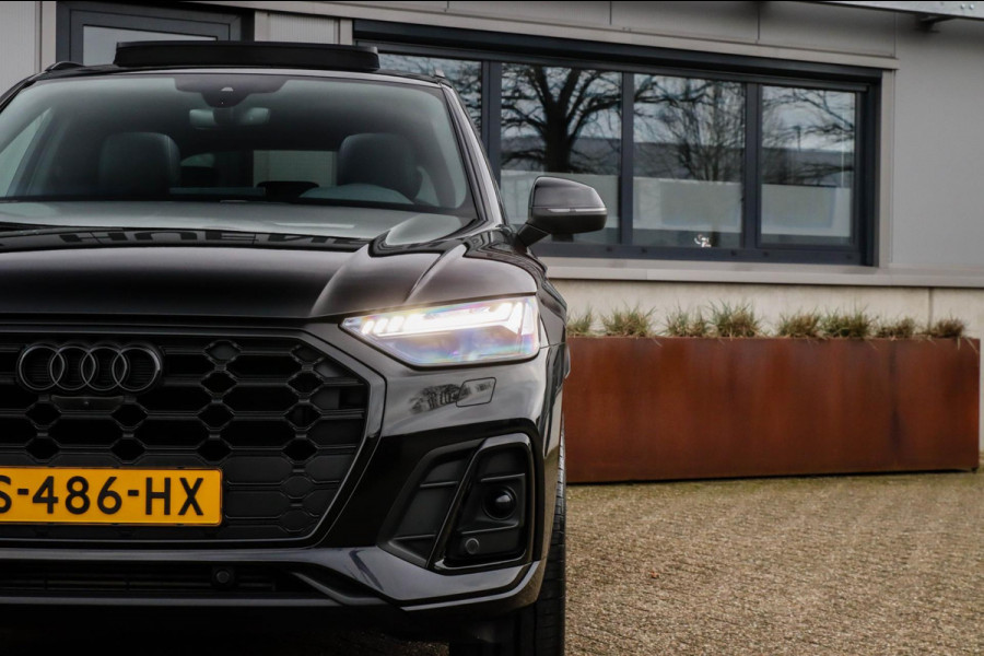 Audi Q5 45 2.0 TFSI Quattro Pro Line S S-Line 265pk Automaat! Panoramadak|Virtual Cockpit|Kuipstoelen|360 Camera|B&O|Black|22inch