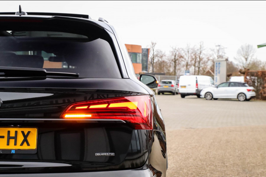 Audi Q5 45 2.0 TFSI Quattro Pro Line S S-Line 265pk Automaat! Panoramadak|Virtual Cockpit|Kuipstoelen|360 Camera|B&O|Black|22inch