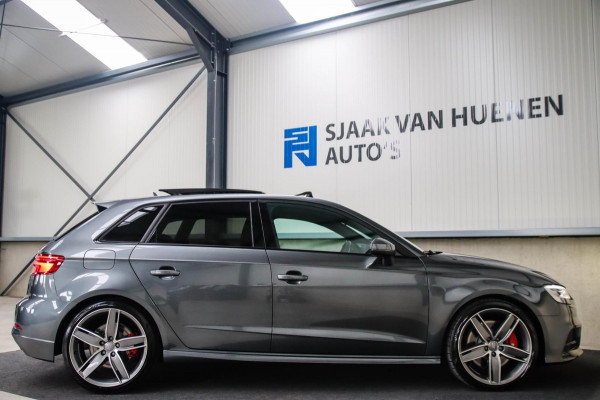 Audi A3 Sportback 2.0TFSI S3 quattro Facelift 310pk S-Tronic 2e Eig|DLR|Kuipstoelen|Virtual Cockpit|Panoramadak|Magnetic|LED|Black