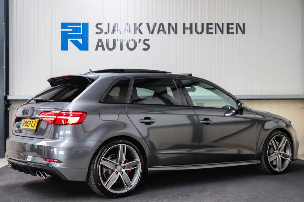 Audi A3 Sportback 2.0TFSI S3 quattro Facelift 310pk S-Tronic 2e Eig|DLR|Kuipstoelen|Virtual Cockpit|Panoramadak|Magnetic|LED|Black