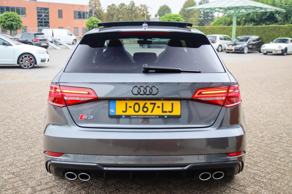 Audi A3 Sportback 2.0TFSI S3 quattro Facelift 310pk S-Tronic 2e Eig|DLR|Kuipstoelen|Virtual Cockpit|Panoramadak|Magnetic|LED|Black