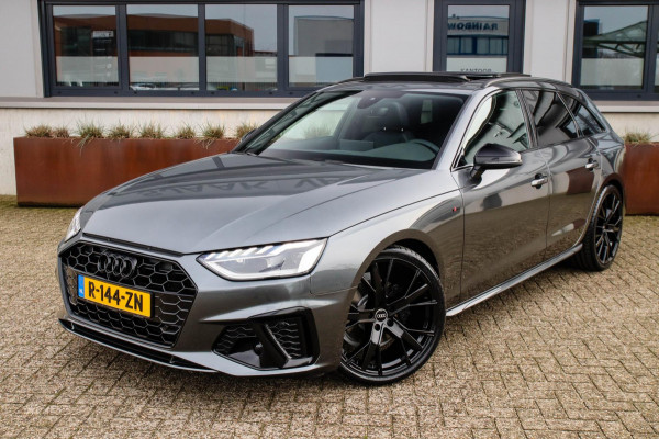 Audi A4 Avant 2.0 TFSI S line Black Edition Facelift 150pk S-Tronic! 1e|DLR|Panoramadak|Virtual Cockpit|Leder|LED Matrix|Black|20