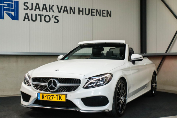 Mercedes-Benz C-Klasse Cabrio 180 Edition 1 AMG Styling 9G Automaat 156pk 1 Eig|DLR|23dkm|Lederen sportstoelen|LED|Airscarf|19inch