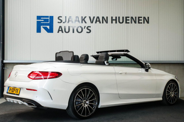 Mercedes-Benz C-Klasse Cabrio 180 Edition 1 AMG Styling 9G Automaat 156pk 1 Eig|DLR|23dkm|Lederen sportstoelen|LED|Airscarf|19inch