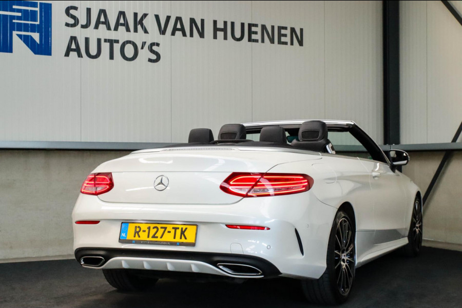 Mercedes-Benz C-Klasse Cabrio 180 Edition 1 AMG Styling 9G Automaat 156pk 1 Eig|DLR|23dkm|Lederen sportstoelen|LED|Airscarf|19inch