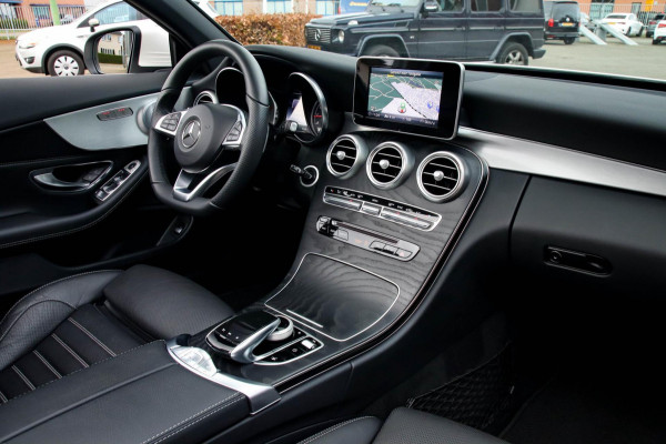 Mercedes-Benz C-Klasse Cabrio 180 Edition 1 AMG Styling 9G Automaat 156pk 1 Eig|DLR|23dkm|Lederen sportstoelen|LED|Airscarf|19inch