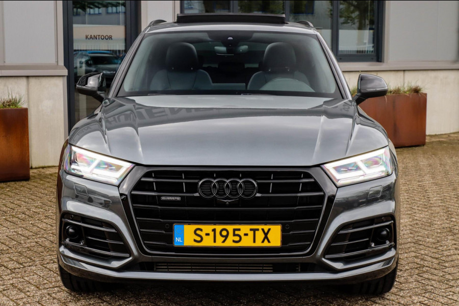 Audi Q5 2.0 TFSI Quattro Pro Line S S-Line 252pk Automaat! 1e|Dealer|Luchtvering|Panoramadak|Virtual Cockpit|360 Camera|ACC|Black