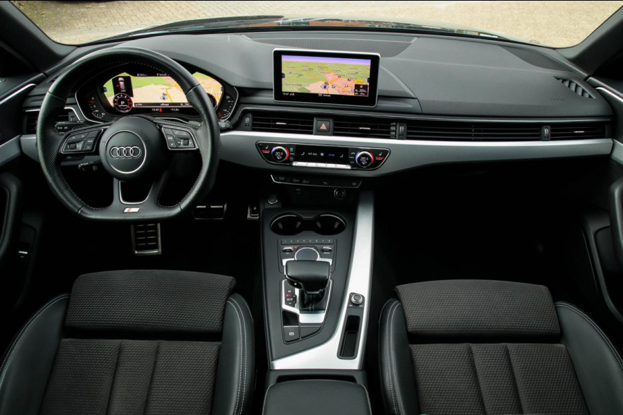 Audi A4 Avant 40 2.0TFSI S line Black Edition Facelift 190pk S-Tronic! 2e|DLR|Virtual Cockpit|Leder/Alcantara elektrisch|LED|Black