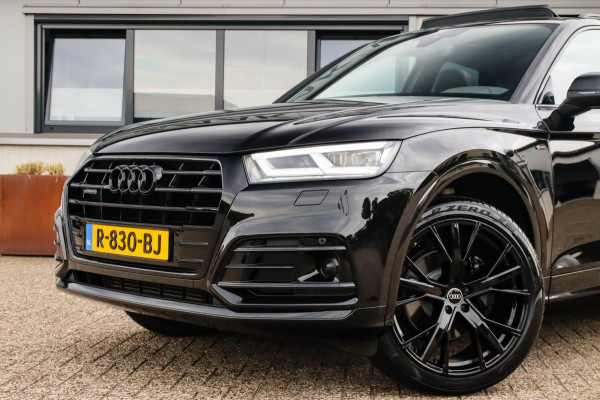 Audi Q5 2.0 TFSI Quattro Pro Line S S-Line 252pk Automaat 1e Eig|DLR|Panoramadak|Virtual Cockpit|Leder|LED Matrix|ACC|Black|21inch