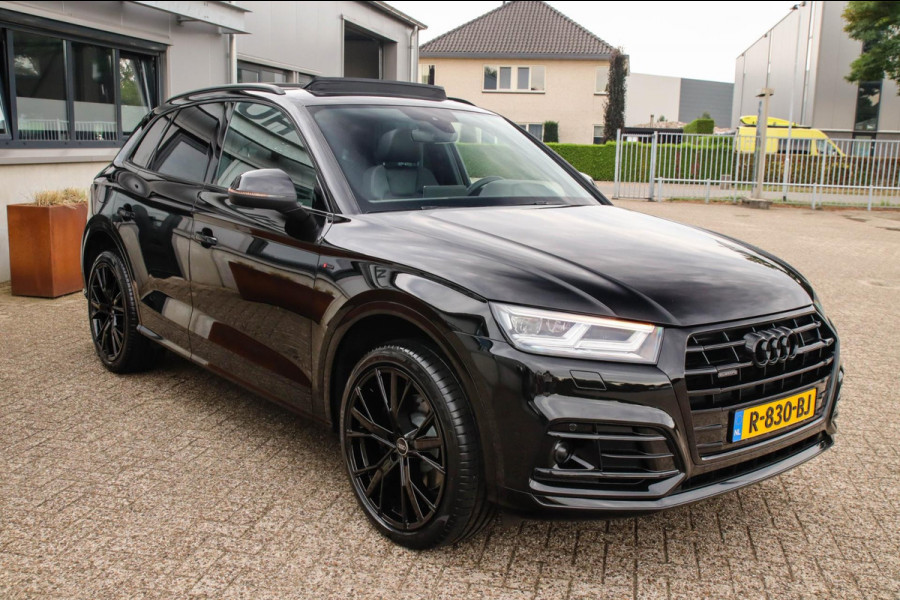 Audi Q5 2.0 TFSI Quattro Pro Line S S-Line 252pk Automaat 1e Eig|DLR|Panoramadak|Virtual Cockpit|Leder|LED Matrix|ACC|Black|21inch