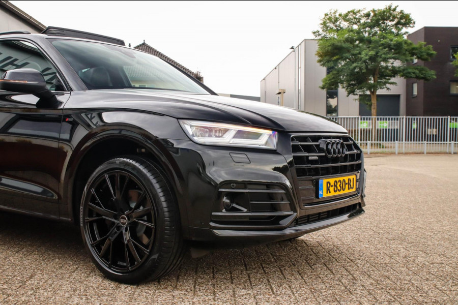 Audi Q5 2.0 TFSI Quattro Pro Line S S-Line 252pk Automaat 1e Eig|DLR|Panoramadak|Virtual Cockpit|Leder|LED Matrix|ACC|Black|21inch