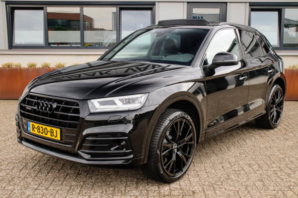 Audi Q5 2.0 TFSI Quattro Pro Line S S-Line 252pk Automaat 1e Eig|DLR|Panoramadak|Virtual Cockpit|Leder|LED Matrix|ACC|Black|21inch