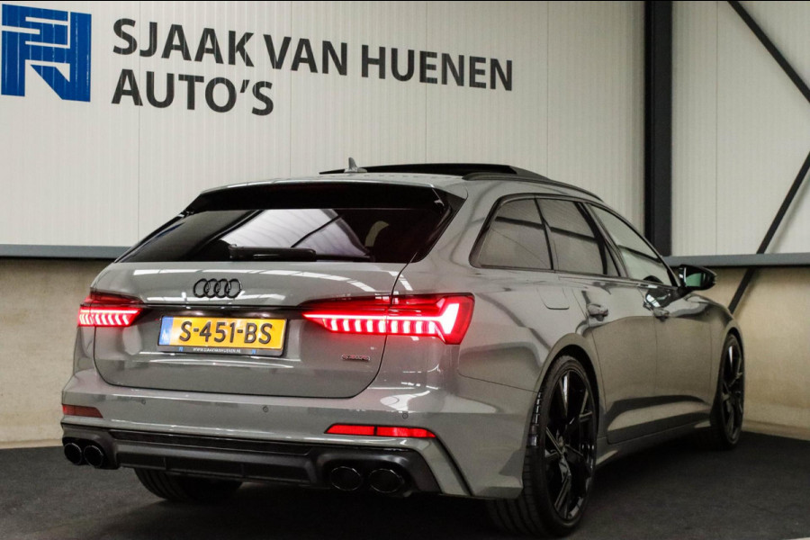 Audi A6 Avant 45 2.0TFSI Quattro S line Edition 245pk Automaat! 1e|Audi Exclusive Nardo|Panoramadak|Leder|LED Matrix|Black|21inch