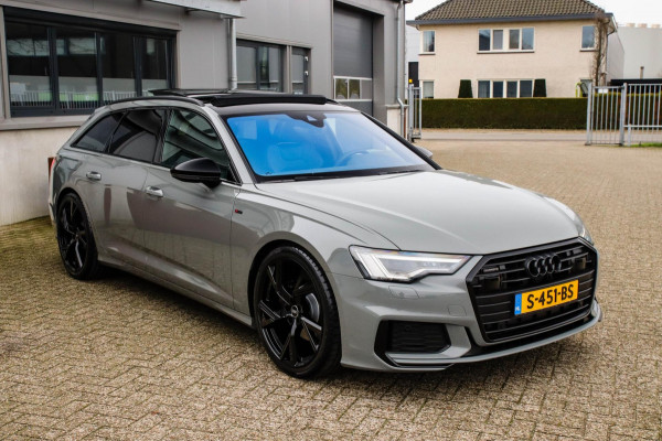 Audi A6 Avant 45 2.0TFSI Quattro S line Edition 245pk Automaat! 1e|Audi Exclusive Nardo|Panoramadak|Leder|LED Matrix|Black|21inch