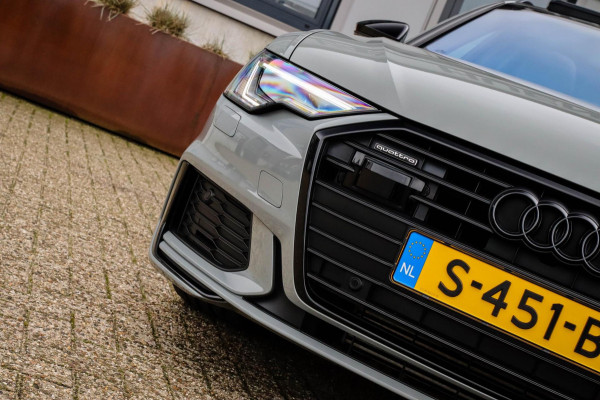 Audi A6 Avant 45 2.0TFSI Quattro S line Edition 245pk Automaat! 1e|Audi Exclusive Nardo|Panoramadak|Leder|LED Matrix|Black|21inch