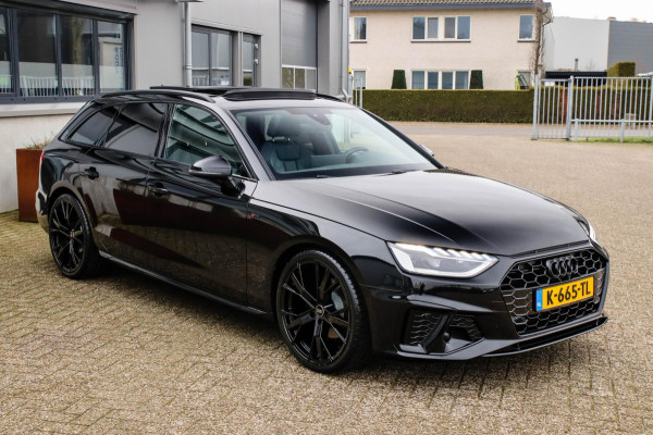 Audi A4 Avant 2.0 TFSI S line Black Edition Facelift 150pk S-Tronic! 1e|DLR|Panoramadak|Virtual Cockpit|Leder|LED Matrix|Black