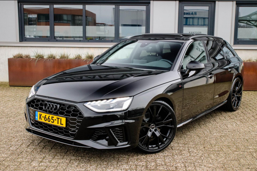 Audi A4 Avant 2.0 TFSI S line Black Edition Facelift 150pk S-Tronic! 1e|DLR|Panoramadak|Virtual Cockpit|Leder|LED Matrix|Black