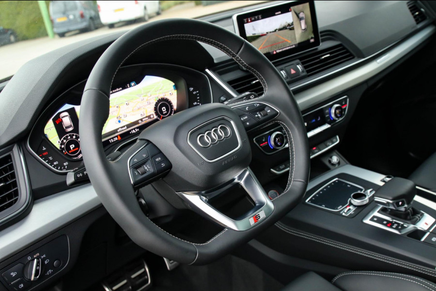 Audi Q5 3.0TFSI SQ5 Quattro S-Line 354pk Automaat DLR|Quantum|Kuipstoelen|Panoramadak|Virtual Cockpit|360 Camera|Black Pack|21inch