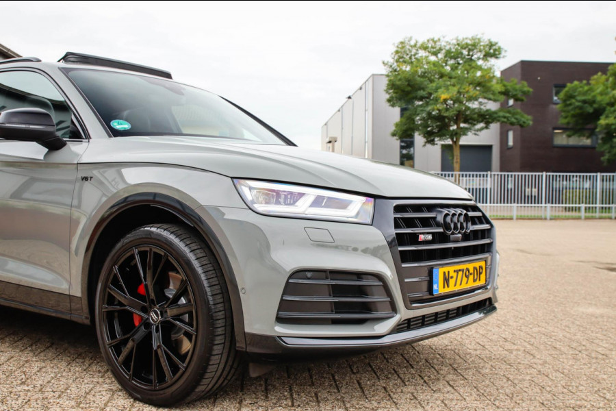 Audi Q5 3.0TFSI SQ5 Quattro S-Line 354pk Automaat DLR|Quantum|Kuipstoelen|Panoramadak|Virtual Cockpit|360 Camera|Black Pack|21inch