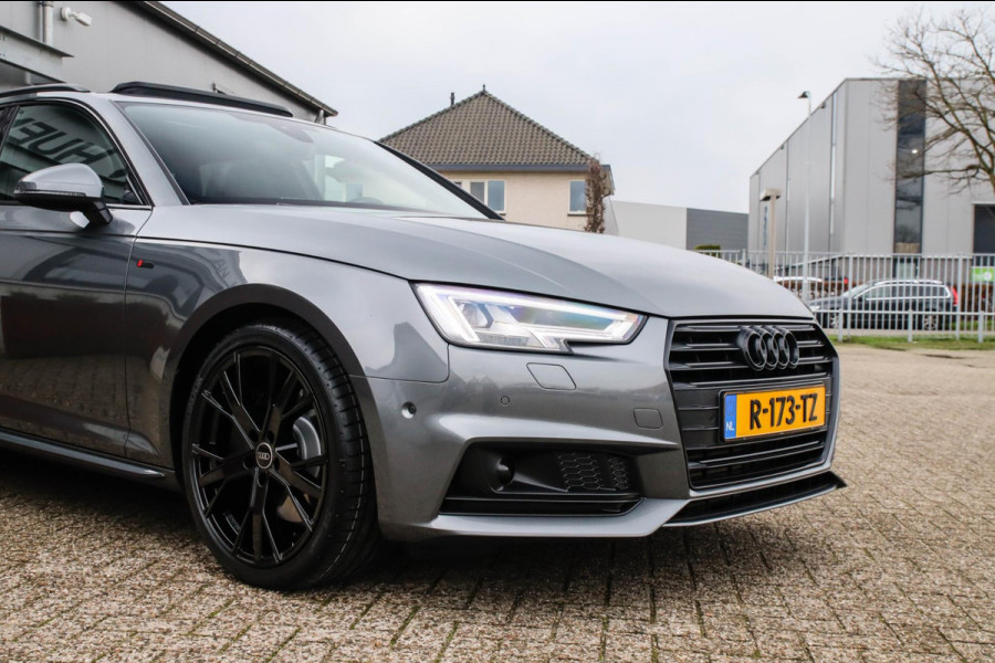 Audi A4 Avant 45 2.0TFSI S-line Black Edition Facelift 252pk S-Tronic! 1e Eig|DLR|Panoramadak|Virtual Cockpit|Leder|LED|ACC|Black