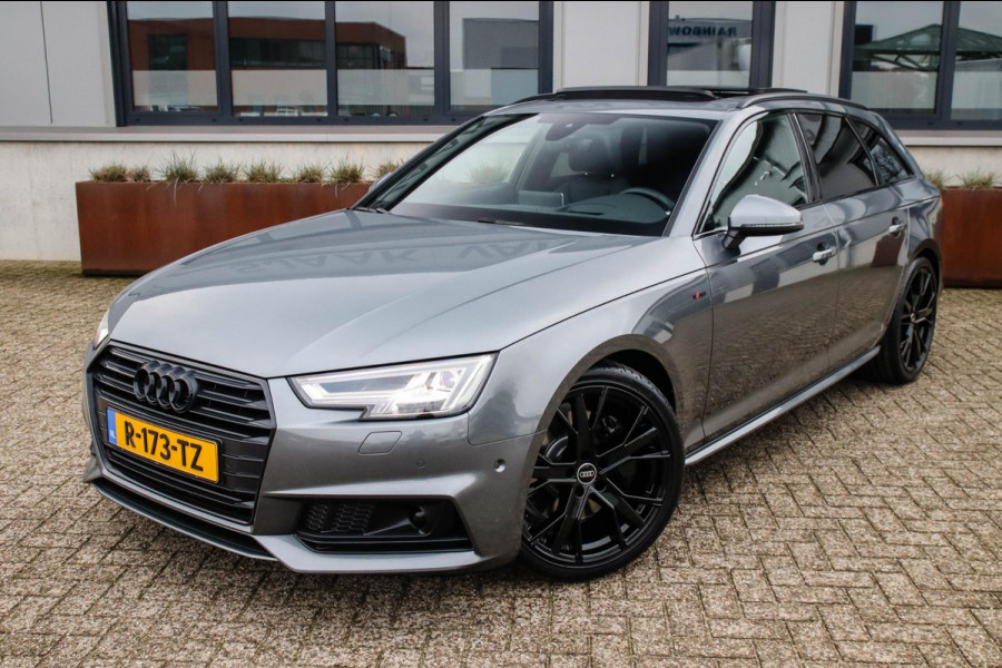 Audi A4 Avant 45 2.0TFSI S-line Black Edition Facelift 252pk S-Tronic! 1e Eig|DLR|Panoramadak|Virtual Cockpit|Leder|LED|ACC|Black