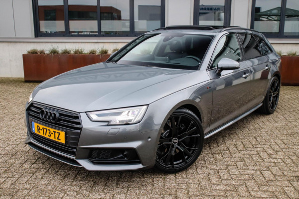 Audi A4 Avant 45 2.0TFSI S-line Black Edition Facelift 252pk S-Tronic! 1e Eig|DLR|Panoramadak|Virtual Cockpit|Leder|LED|ACC|Black