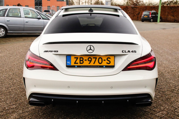 Mercedes-Benz CLA-Klasse CLA 45 AMG 4MATIC 7G 381pk! Dealer|Full Option|Designo|Panoramadak|Schaalstoelen incl. Memory|Performance