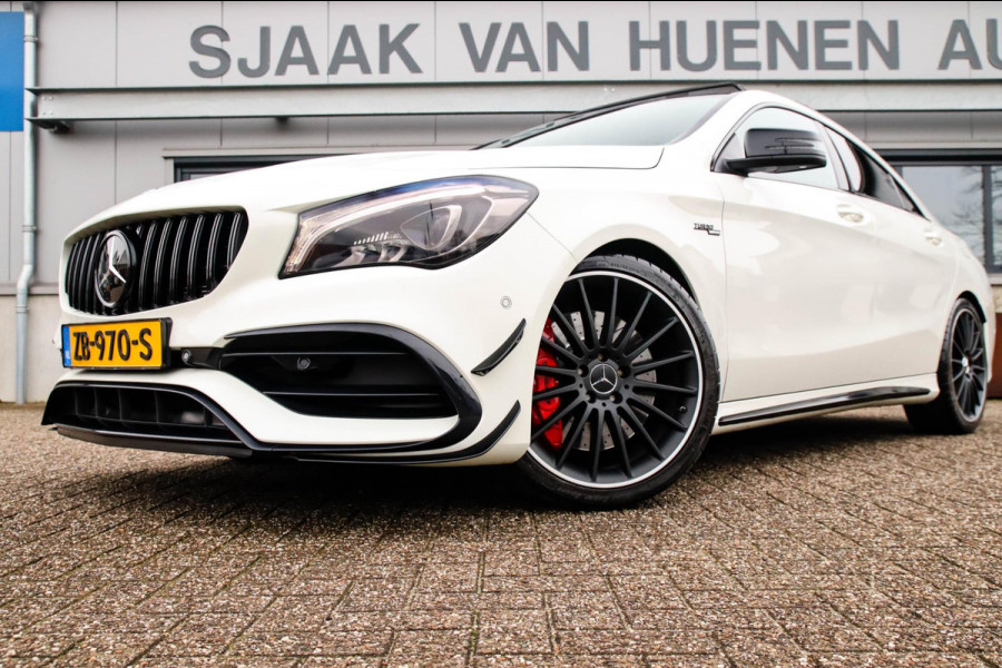 Mercedes-Benz CLA-Klasse CLA 45 AMG 4MATIC 7G 381pk! Dealer|Full Option|Designo|Panoramadak|Schaalstoelen incl. Memory|Performance