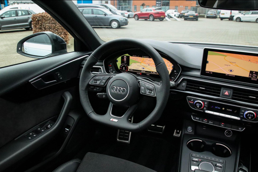 Audi A4 Avant 40 2.0TFSI S line Black Edition Facelift 190pk S-Tronic 1e|DLR|Panoramadak|Virtual Cockpit|Leder|LED Matrix|Black|19