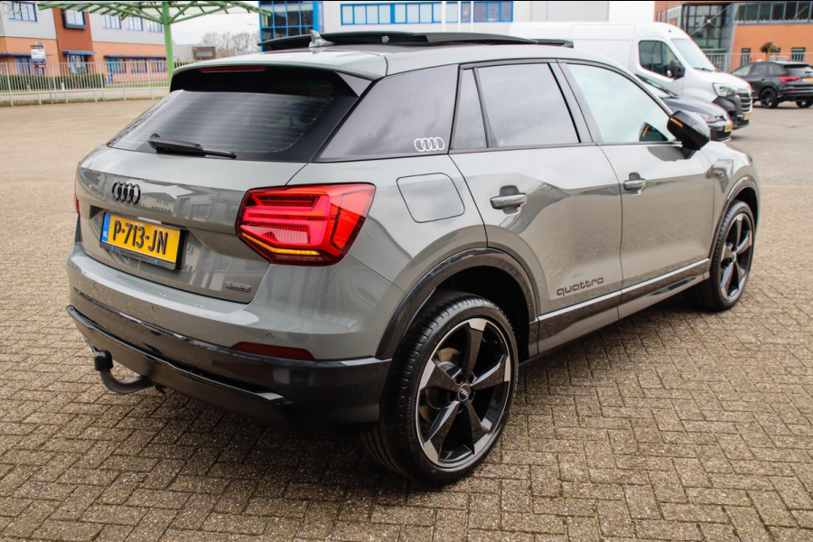 Audi Q2 2.0 TFSI Quattro Sport Pro Line S S-line 190pk S-Tronic! 1e|DLR|Virtual Cockpit|Panoramadak|LED Matrix|3D Knipper|Leder|19