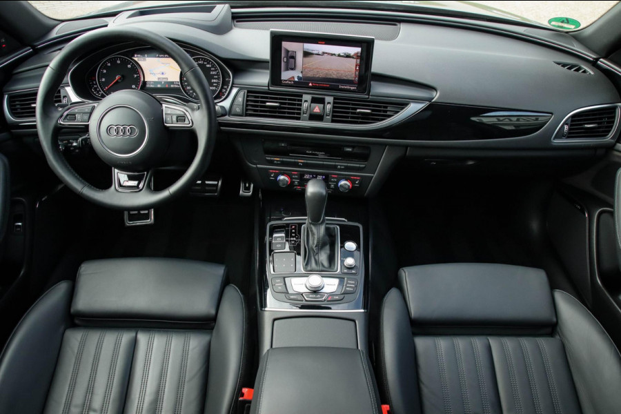 Audi A6 Avant 1.8 TFSI ultra Sport S-Line Automaat 190pk! 1e Eig|DLR|Panoramadak|Lederen sportstoelen|LED Matrix|20inch|360|Black