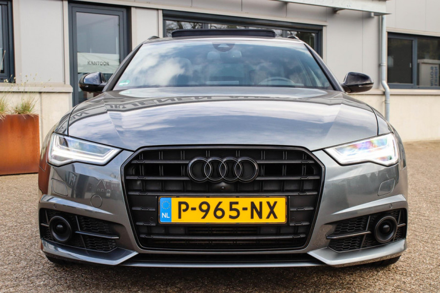 Audi A6 Avant 1.8 TFSI ultra Sport S-Line Automaat 190pk! 1e Eig|DLR|Panoramadak|Lederen sportstoelen|LED Matrix|20inch|360|Black