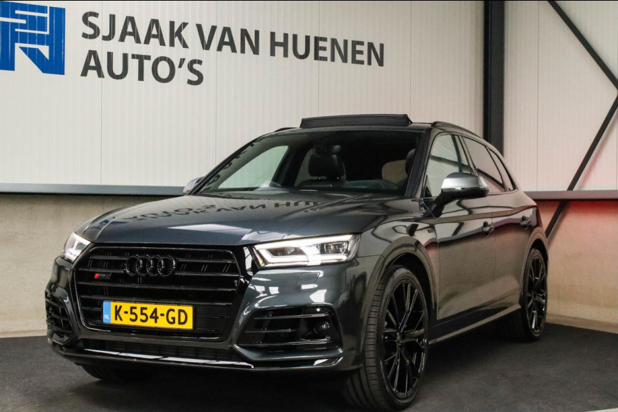 Audi Q5 3.0TFSI SQ5 Quattro S-Line 354pk Automaat! 2e Eig|DLR|Luchtvering|Kuipstoelen|Panoramadak|Virtual Cockpit|Black|Carbon|22