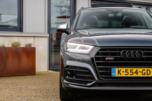 Audi Q5 3.0TFSI SQ5 Quattro S-Line 354pk Automaat! 2e Eig|DLR|Luchtvering|Kuipstoelen|Panoramadak|Virtual Cockpit|Black|Carbon|22