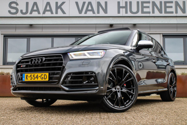 Audi Q5 3.0TFSI SQ5 Quattro S-Line 354pk Automaat! 2e Eig|DLR|Luchtvering|Kuipstoelen|Panoramadak|Virtual Cockpit|Black|Carbon|22