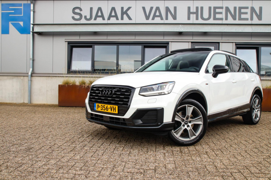 Audi Q2 1.4 TFSI CoD Sport Pro Line S S-line 150pk S-Tronic! 1e|Virtual Cockpit|Panoramadak|LED Matrix|3D Knippers|Leder|Black|18