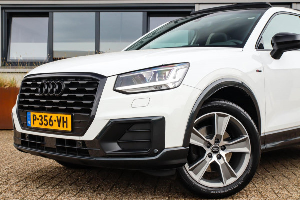 Audi Q2 1.4 TFSI CoD Sport Pro Line S S-line 150pk S-Tronic! 1e|Virtual Cockpit|Panoramadak|LED Matrix|3D Knippers|Leder|Black|18