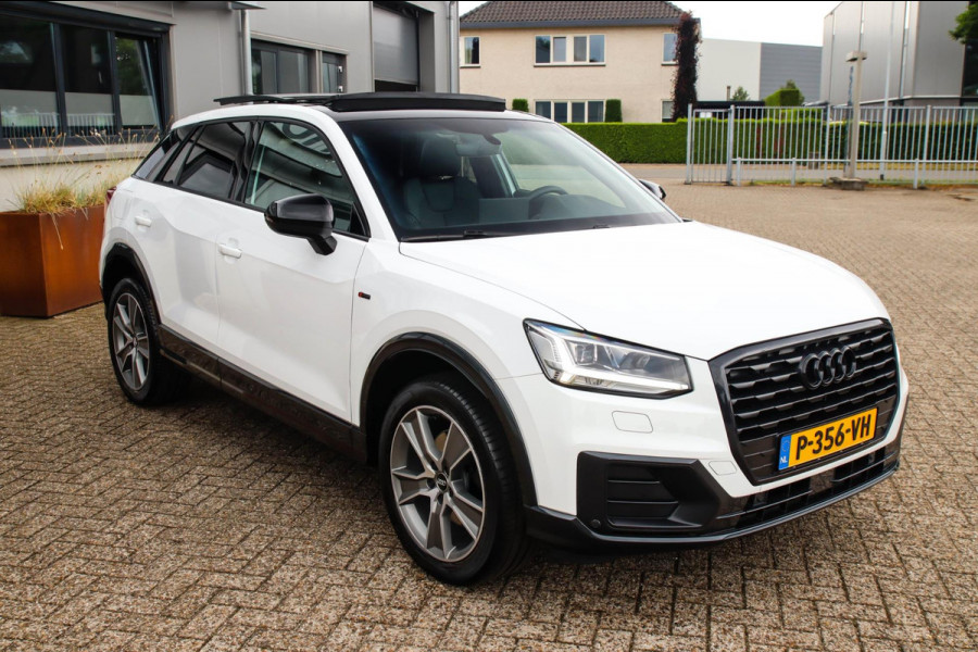 Audi Q2 1.4 TFSI CoD Sport Pro Line S S-line 150pk S-Tronic! 1e|Virtual Cockpit|Panoramadak|LED Matrix|3D Knippers|Leder|Black|18