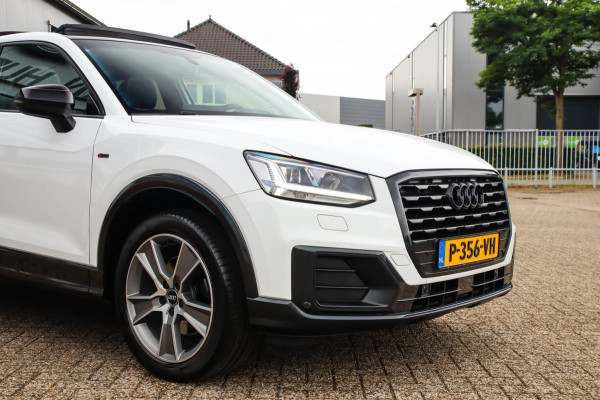 Audi Q2 1.4 TFSI CoD Sport Pro Line S S-line 150pk S-Tronic! 1e|Virtual Cockpit|Panoramadak|LED Matrix|3D Knippers|Leder|Black|18