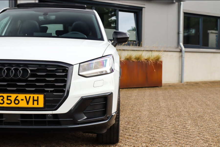 Audi Q2 1.4 TFSI CoD Sport Pro Line S S-line 150pk S-Tronic! 1e|Virtual Cockpit|Panoramadak|LED Matrix|3D Knippers|Leder|Black|18