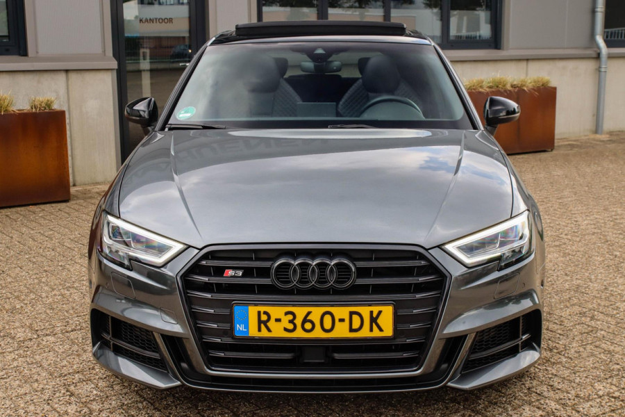 Audi S3 Sportback 2.0TFSI A3 quattro Facelift 310pk S-Tronic 1e Eig|DLR|Kuipstoelen|Virtual Cockpit|Panoramadak|Magnetic|LED|Black