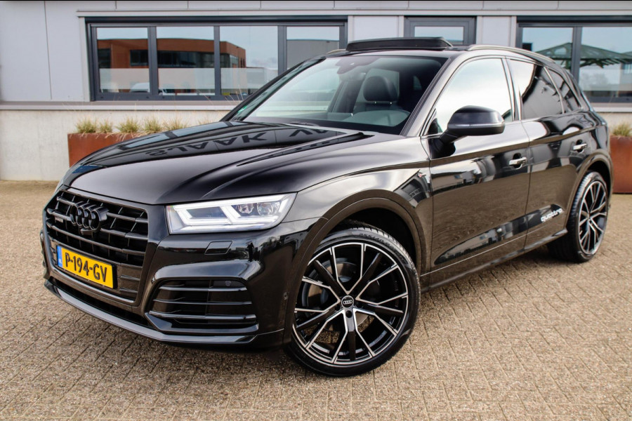 Audi Q5 2.0 TFSI Quattro Pro Line S S-Line 252pk Automaat! 1e Eig|DLR|Luchtvering|Panoramadak|Virtual Cockpit|LED Matrix|360|Black